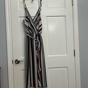 LOFT Outlet striped dress